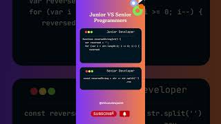 Reversing a String - Junior VS Senior Developers