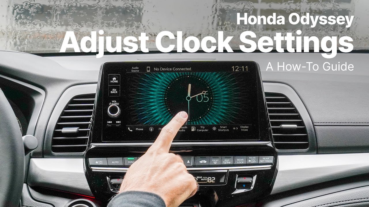 How To Set Clock In 2006 Honda Odyssey