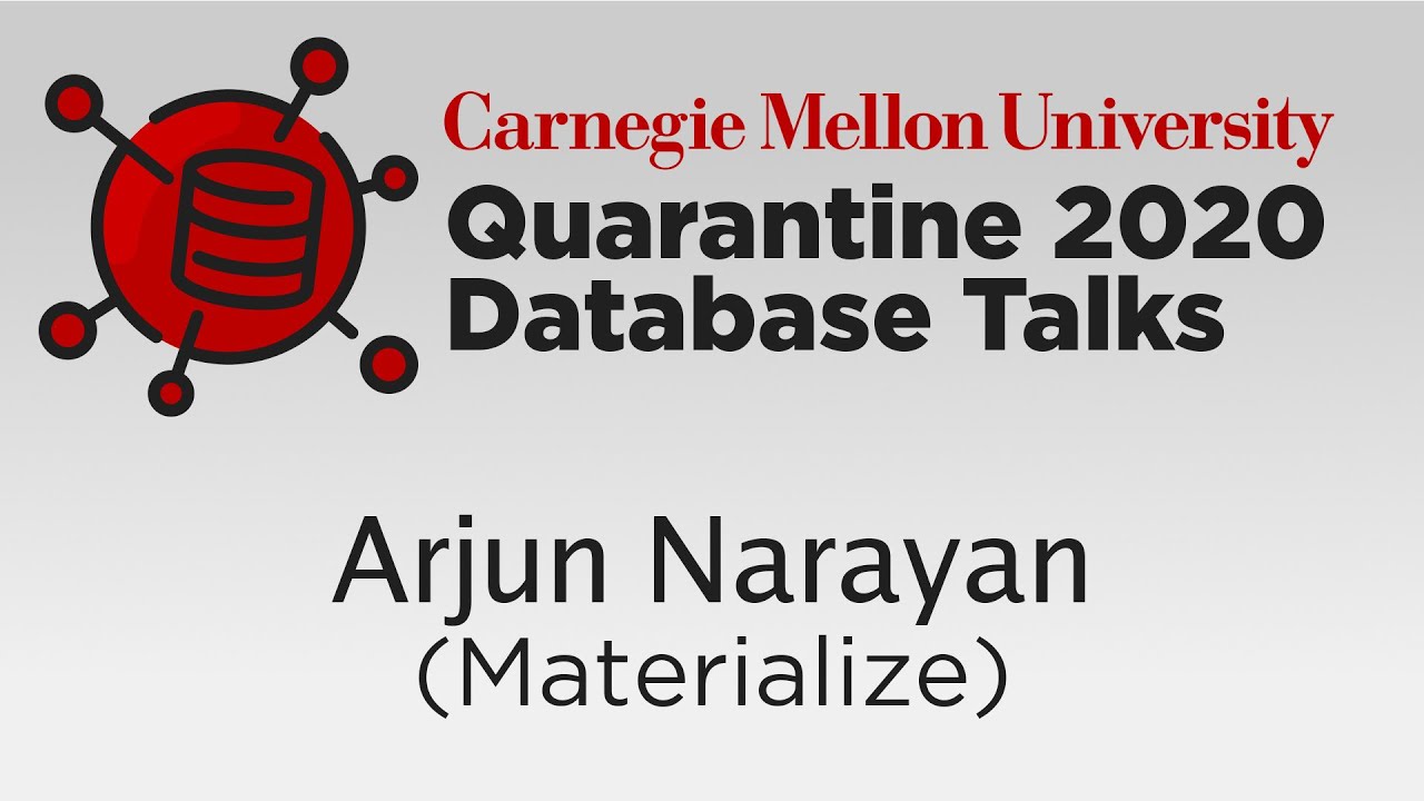 Materialize: A Streaming SQL Database Powered by Timely Dataflow (Arjun ...