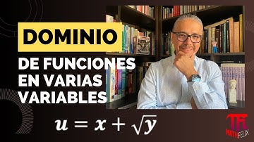 Dominio de una función de dos variables 11 con #mathfelix_. Profe. Félix Fernández