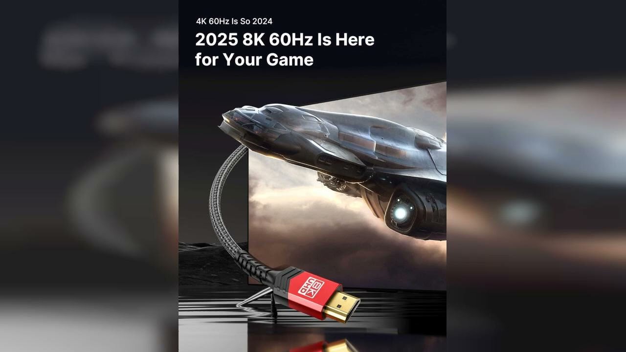 Review: JSAUX 8K HDMI Cables 2.1 10FT 2-Pack 48Gbps Ultra High Speed Cords(8K@60Hz 7680x4320, ...