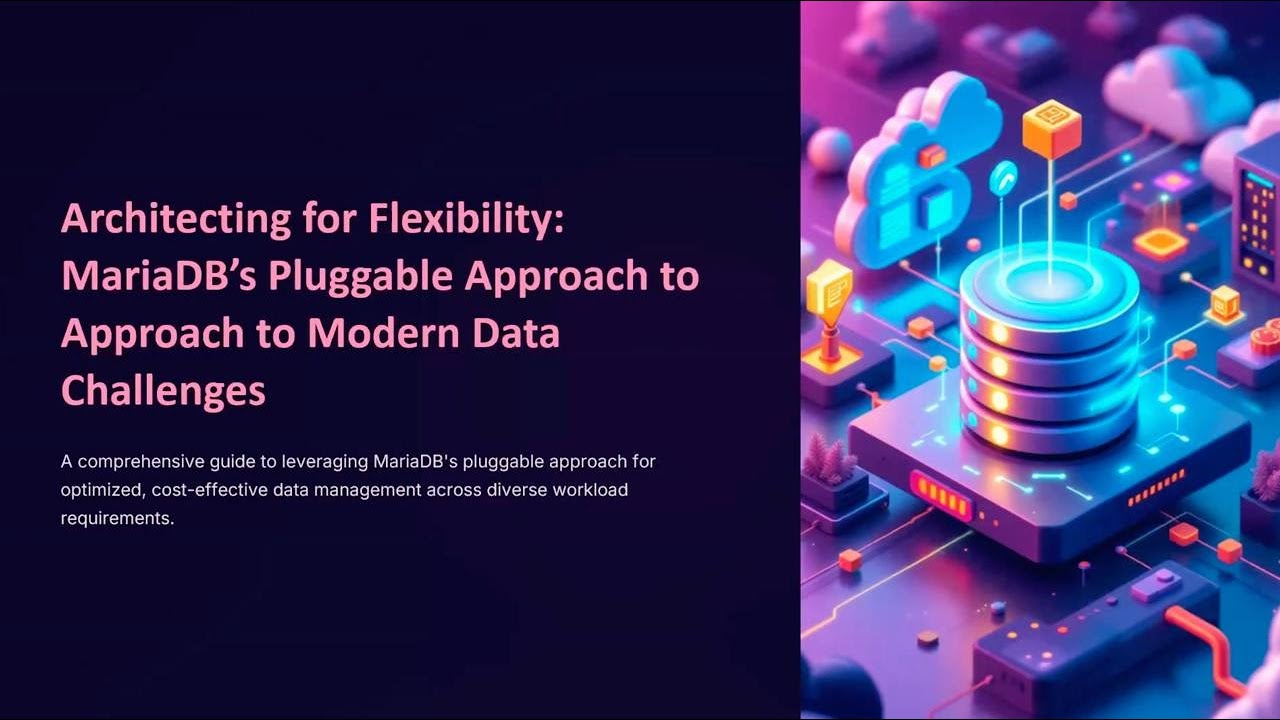 Deep dive - Discovering a gem: MariaDB pluggable architecture