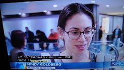 Mindy at SeaTac Airport on KIRO News