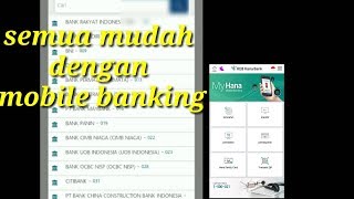 Cara transfer dari bank HANA ke bank lain dengan mobile banking