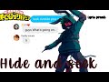 {Bnha} |•Hide and seek Lyric prank•|