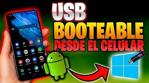 CREAR UN USB BOOTEABLE CON WINDOWS DESDE CELULAR ANDROID 2025