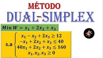 PROGRAMAÇÃO LINEAR (PL) - MÉTODO DUAL-SIMPLEX. #aula 8- INVESTIGAÇÃO OPERACIONAL