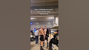 Brock Lesnar At WWE Backstage With Sheamus #shorts