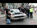 Muscle Cars in the streets of Montreal for F1 Celebration