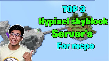 Full same hypixel skyblock server for mcpe | with jerry and minions | video by #NOTx72_GAMER