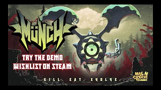 Munch - Kill. Eat. Evolve. Monster evolution action roguelite for PC (Demo announcement)