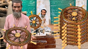 Most incredible Crafting of Wooden ship