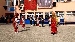 Çayda Çıra Dans Gösterisi - Şehit Şevki Eren Yatkın İlkokulu 23 Nisan 2022