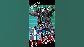 MST RMX WHEEL ALIGNMENT HACK TRICKS AND TIPS