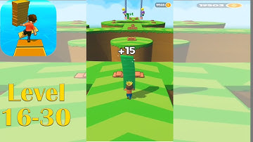 Shortcut Run I level 16-30 Gameplay Walkthrough (Android/iOS)