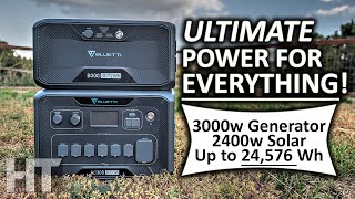 BLUETTI AC300 3000w Modular B300 LiFePO4 Battery Solar Generator FULL REVIEW | BEST Power Station