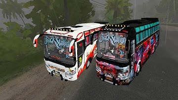 BLACK STALLION ZEDONE HDR LIVERY    irumugan Master Bussid #KBS ZEDONE MOD