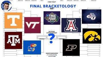 Final Bracketology Update - March 13, 2022