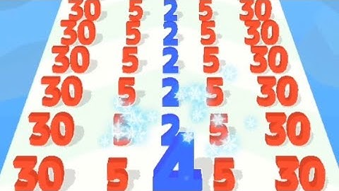 Number Merge Run Master 3D New update Gameplay Level 44