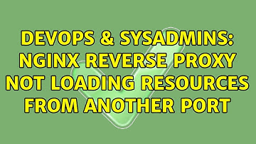 DevOps & SysAdmins: Nginx reverse proxy not loading resources from another port