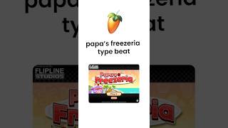 Papa's Freezeria beat tutorial in under 60 seconds #flstudio #producerlife #beats