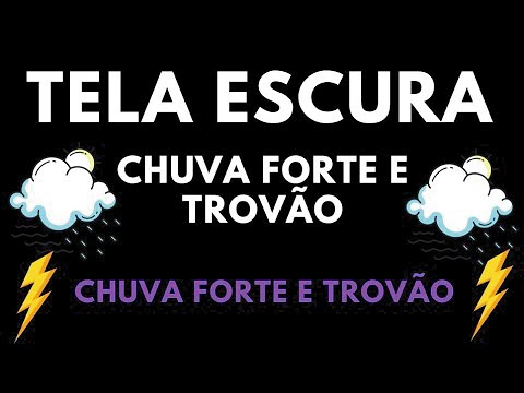 BEAT INSOMNIA ⚡ HEAVY RAIN and Thunder Sounds to Sleep Better and Relax Deeply