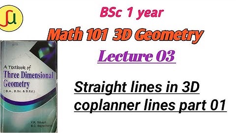 Lecture 03-Straight Lines [Part- 02]- TU BSc first year - Math 102-unique study