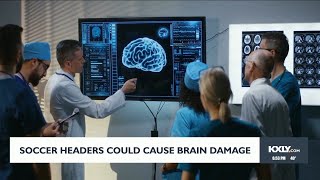 Soccer headers could cause brain damage