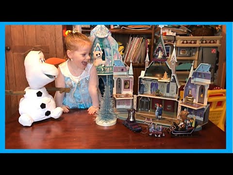 olaf's frozen adventure figure set