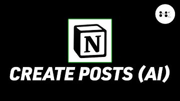 How To Create The Perfect Social Media Post with AI (Notion Ai Tutorial)