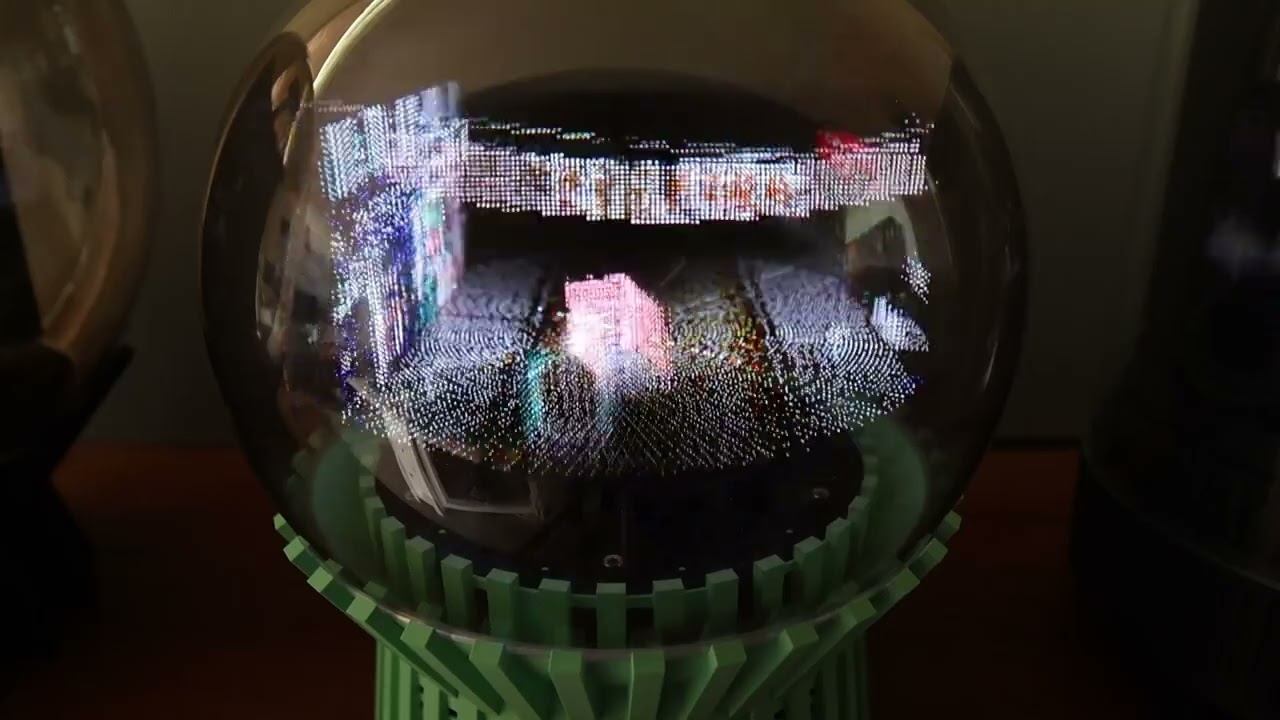 GTA on a Volumetric Display