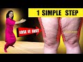 No.1 Super Easy Yoga Exercise To Lose Hips Fat + Thigh Fat  in 1 Week- NO JUMPING Beginner Friendly