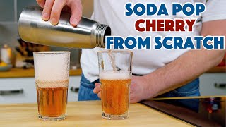 🍒 Homemade Cherry Soda Pop 1st Try From Scratch