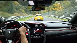 Honda Civic Type R vs. Renault Megane RS - Nürburgring Nordschleife 23.10.2021