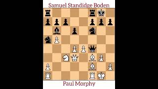 Paul Morphy Simply Rips the Heart of Enemy even at last Moment!!! No Engine Era