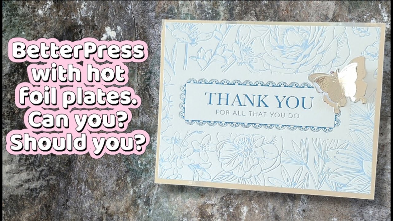 Big Thanks Press Plate from the BetterPress Collection