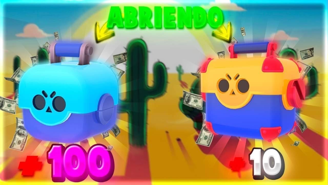 Abro 100 Cajas Brawl 10 Cajas Grandes Me Toca Uno Legendario Brawl Stars - posibilidades premios cajas brawl stars