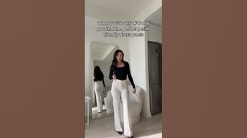 Thumbnail of When you’re only 4’11 and you find the perfect petite-friendly dress pants #petitefashion
