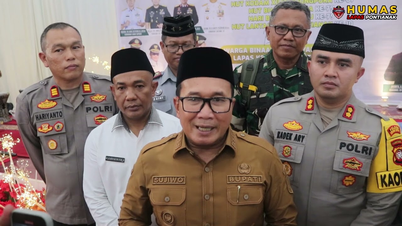 DZIKIR AKBAR DI LAPAS PONTIANAK PERINGATI HUT KUBU RAYA KE 18 TAHUN
