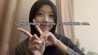 Word Formation | Midterm task | Morphology and Syntax | Lecturer Mrs Desy Awal Mar’an M.Pd.