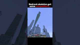 Bedrock skeleton got some competitors... #minecraft