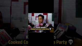 The Ultimate Extermination: Kumar Vishwas Roasts Cockroach Janata Party with Brutal ‘HIT’ Jibe
