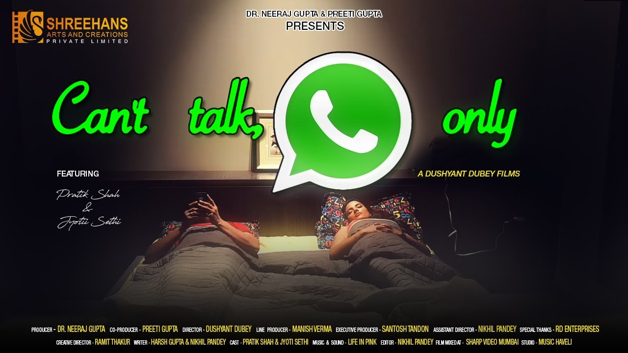 Can t Talk Whatsapp Only Pratik Shah Jyotii Sethi Indian Hindi can-t-talk-whatsapp-only-pratik-shah-jyotii-sethi-indian-hindi