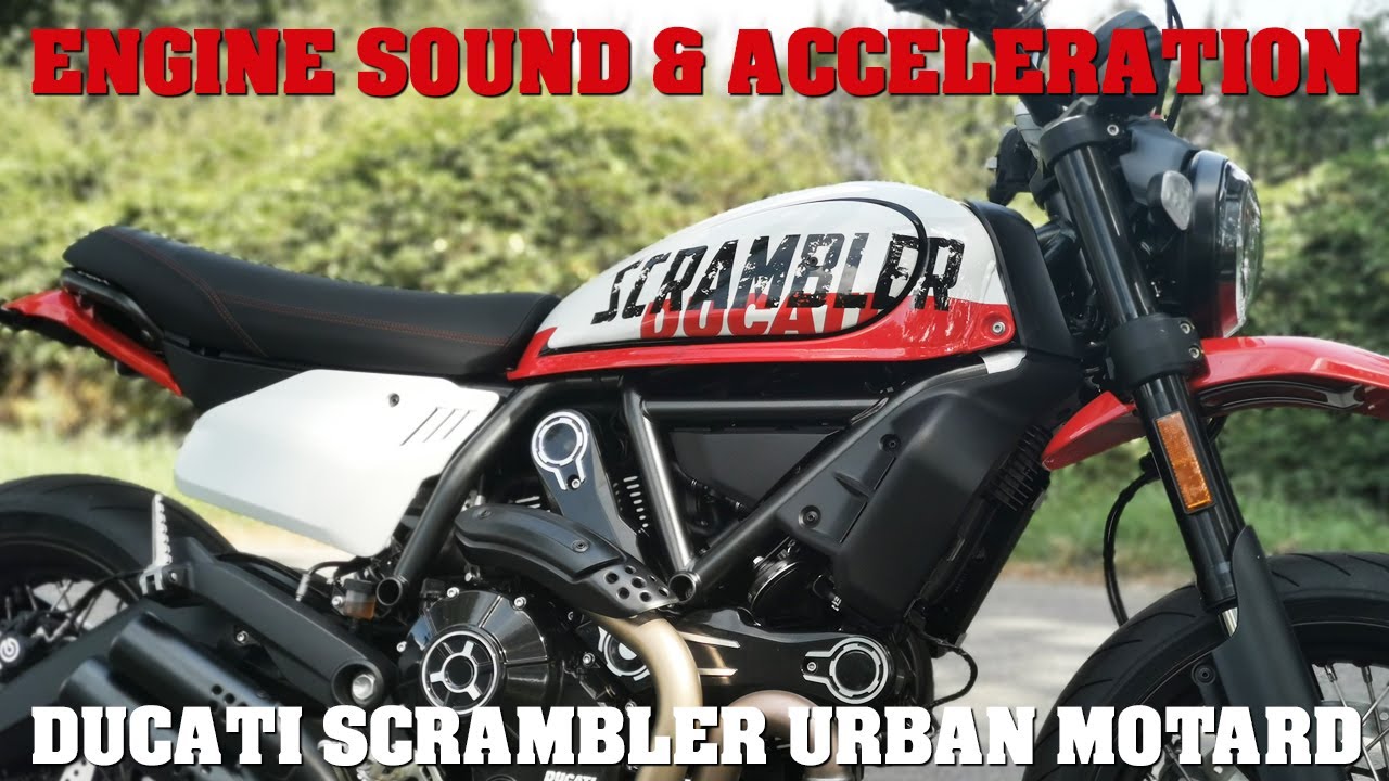 Ducati Scrambler Urban Motard | Exhaust Sound & acceleration