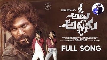 O ALLU ARJUNU 4K  FULL VIDEO SONG