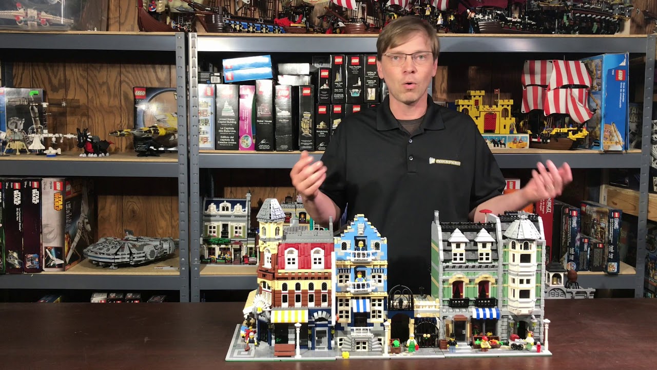 Lego Modulars 1 - Grocer, Market Street, Cafe Corner - The - YouTube
