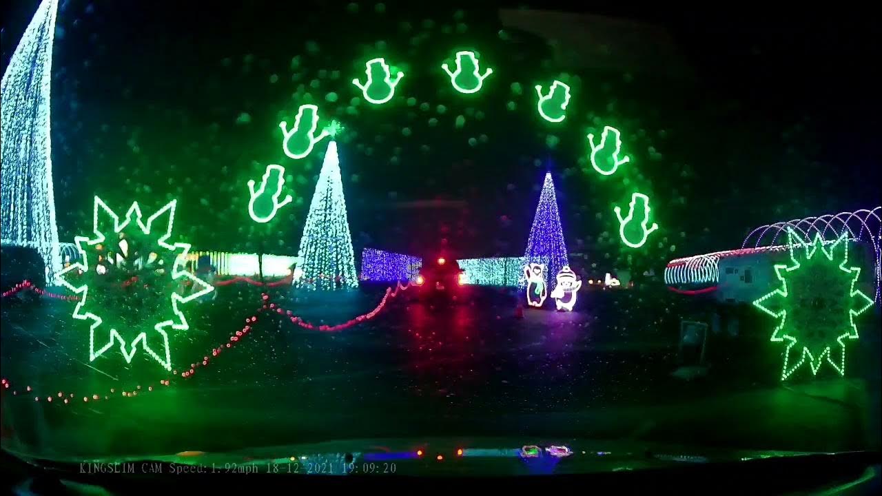 Christmas Light show at Dorney Park in Allentown, PA. YouTube