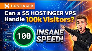 Can a $5 Hostinger VPS Handle 100k Visitors? (Shocking Result)