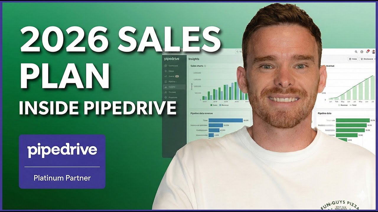 Как установить и отслеживать цели продаж на 2026 год в Pipedrive шаг за шагом