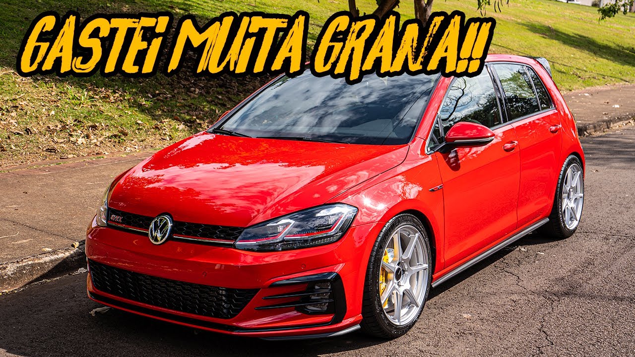 GASTEI MAIS DE R$150 MIL REIAS NO GOLF GTI DA NASA!!🔥🚀 MOSTREI TUDO